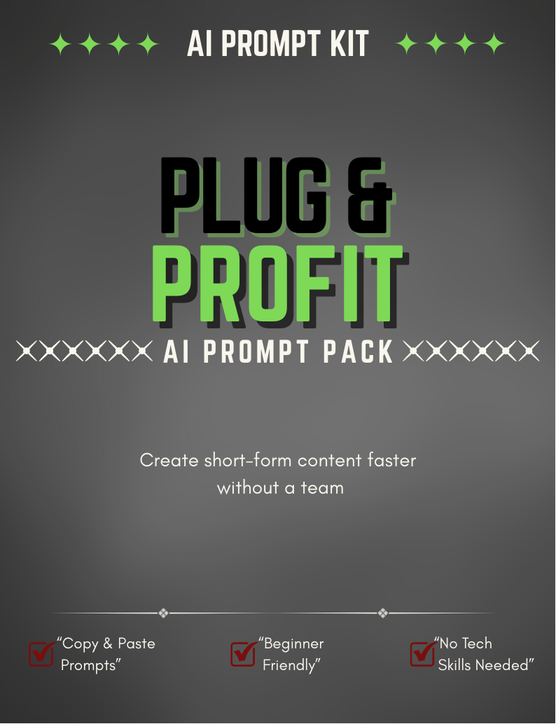 Plug & Profit AI Prompt Pack