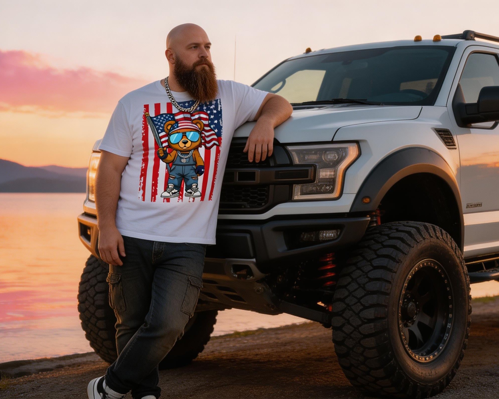 Limited Edition Fluffy Patriot Tee